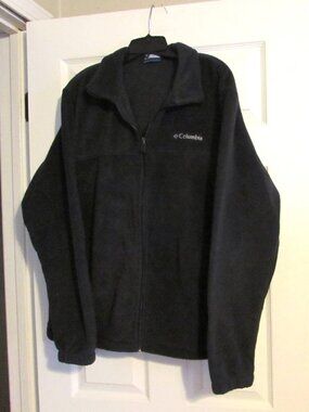 Men's COLUMBIA SPORTSWEAR CO Black Zip-Up-The-Front Jacket  Size XL